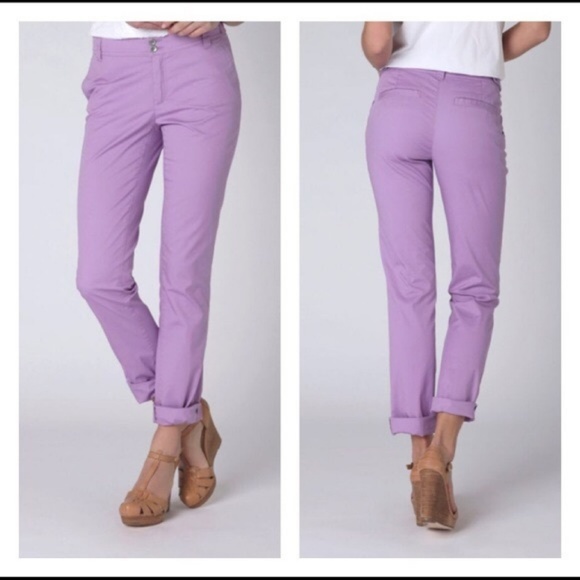 Anthropologie Pilcro Purple Lightweight Hypen Pant - Picture 1 of 5